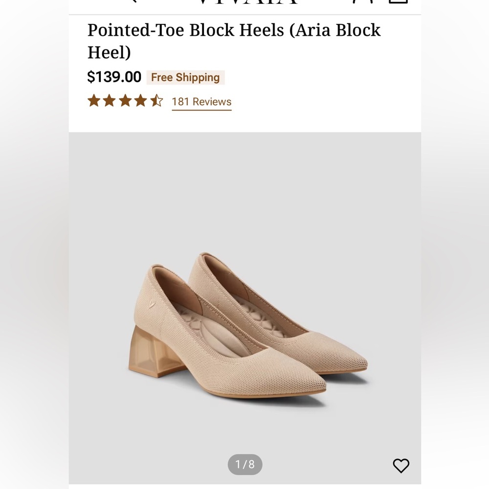 Vivaia Nude Heels